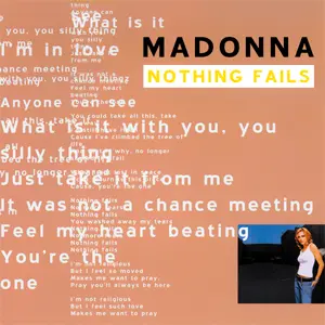 Madonna - Nothing Fails / Nobody Know Me (Us Maxi-Cd Single) Used 1