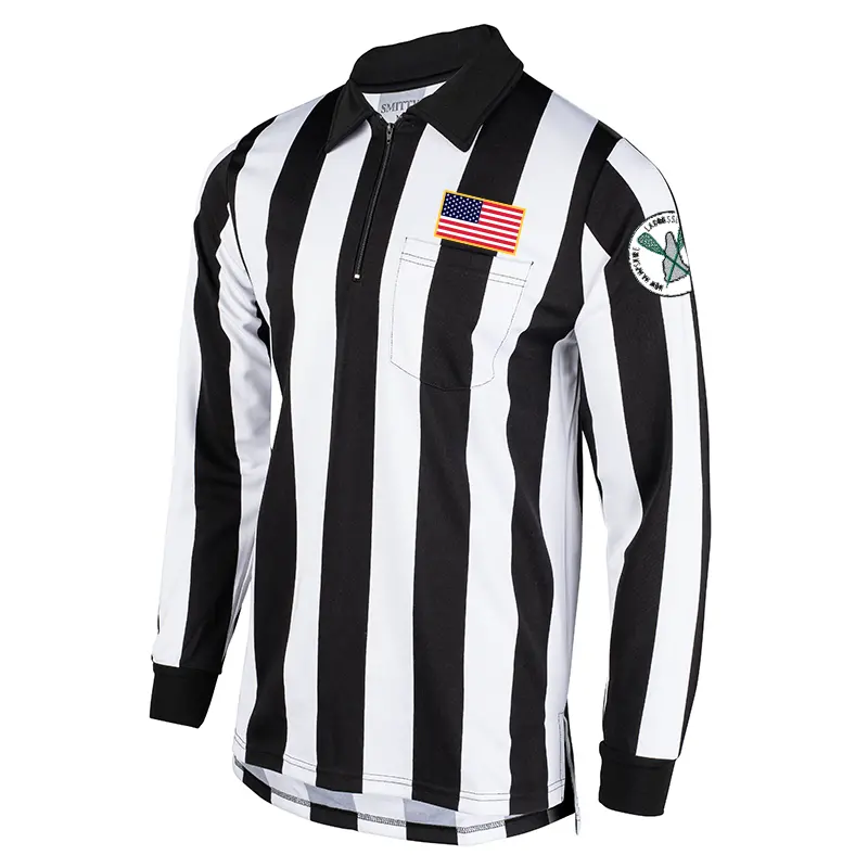 New Hampshire Nhloa Logo Dye Sublimated Long Sleeve Lacrosse Shirts 1