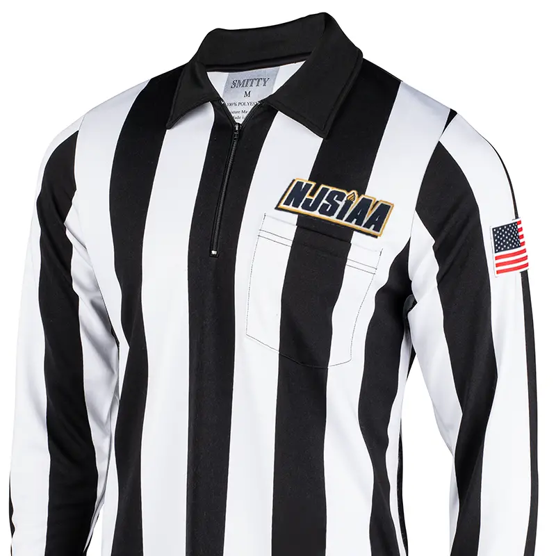 New Jersey Njsiaa Logo Dye Sublimated Long Sleeve Football/Lacrosse Shirts 1