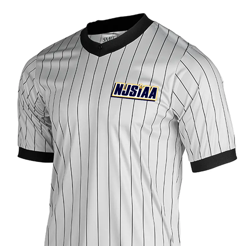 New Jersey Njsiaa Logo Dye Sublimated Men's Grey Wrestling Shirts 1