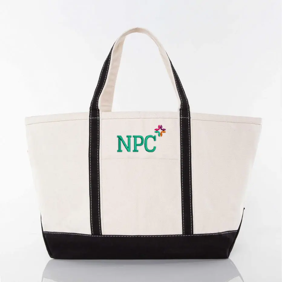 National Panhellenic Conference Large Canvas Tote 1