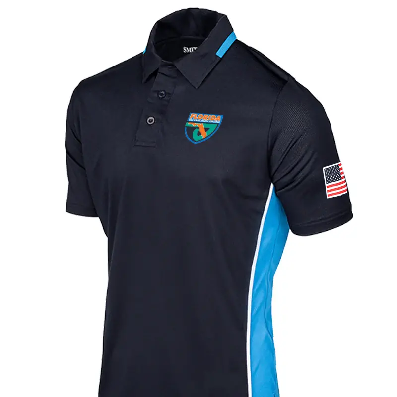 Florida Fhsaa Logo Men's Softball Umpire Shirts 1