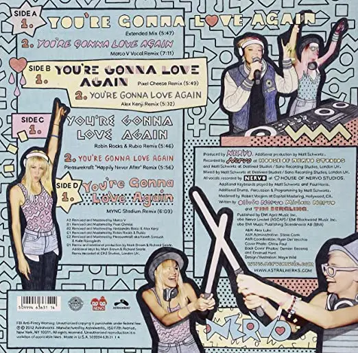Nervo - You're Gonna Love Again 2X12" Vinyl - New Sealed 2