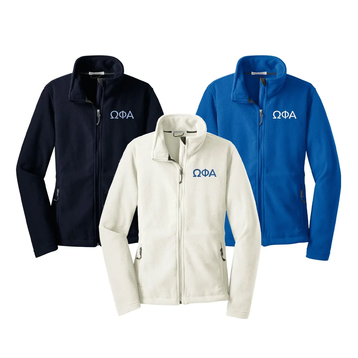 Omega Phi Alpha Fleece Jacket 1