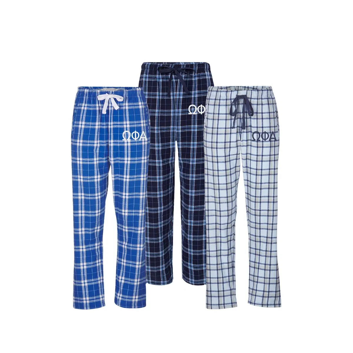 Omega Phi Alpha Flannel Pants 1