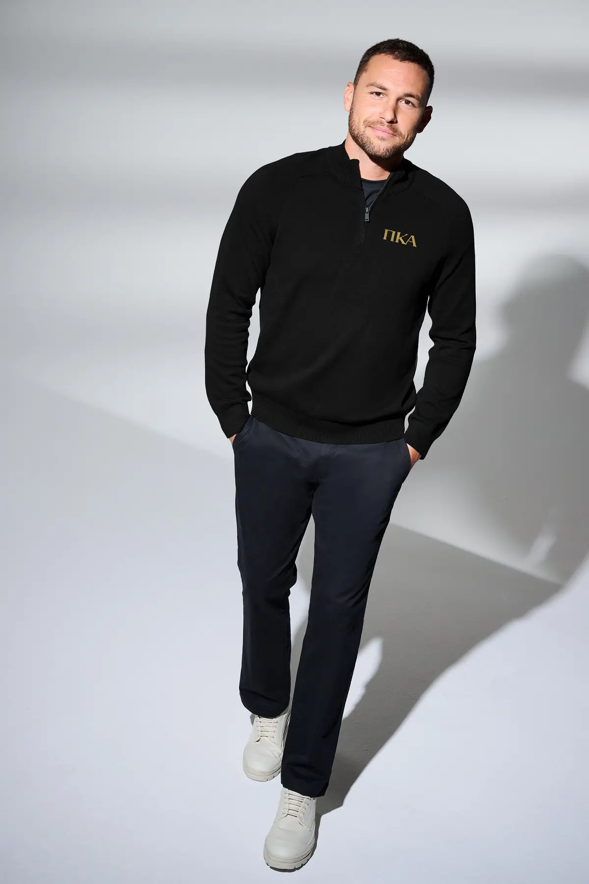 Pi Kappa Alpha 1/4-Zip Monogrammed Sweater 1