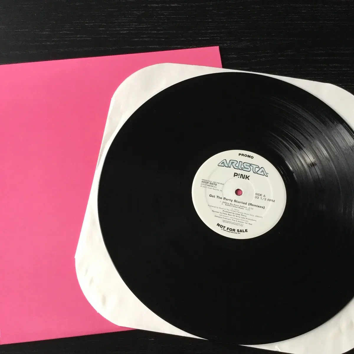 P!Nk - Get The Party Started Usa Promo 12" Lp Vinyl 1