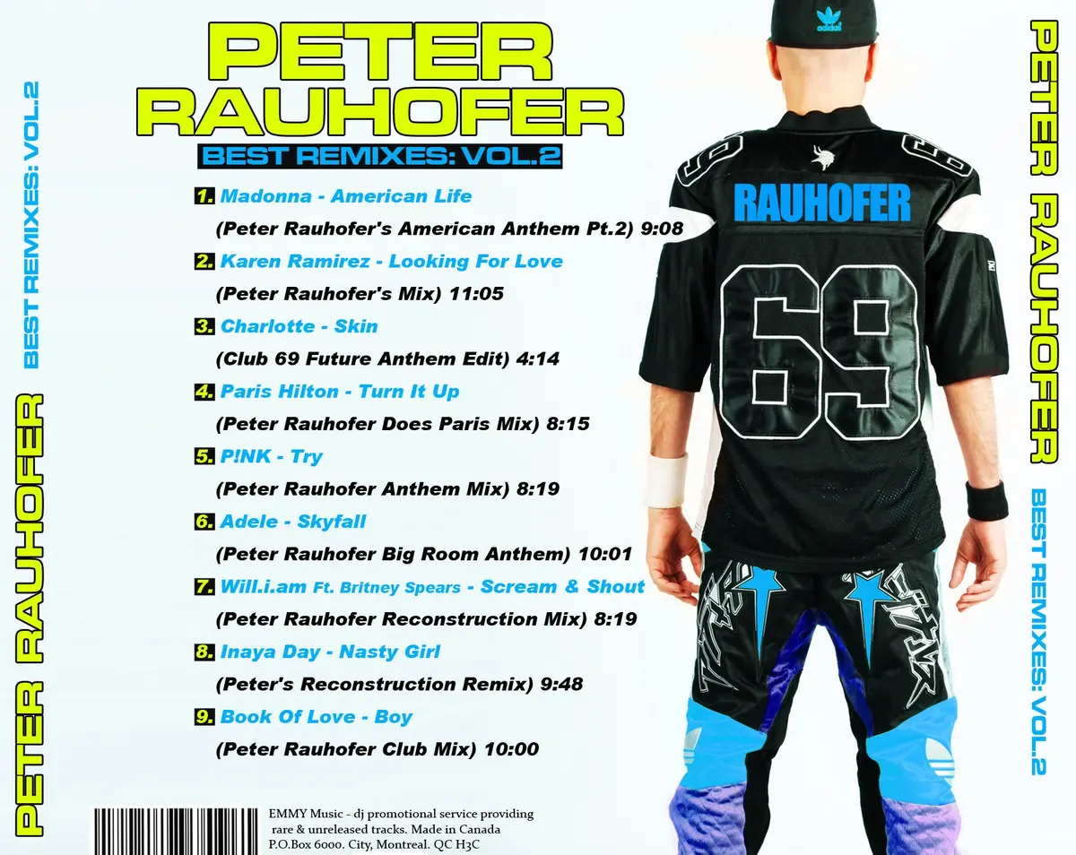 Peter Rauhofer - Best Remixes: Vol. 2 Cd (Sale) 2