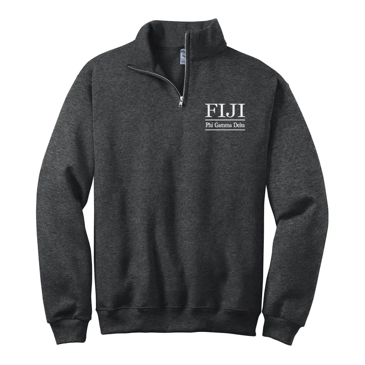 Phi Gamma Delta Quarter Zip Pullover Sweatshirt 1