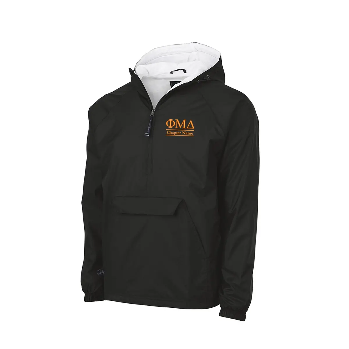 Phi Mu Delta Flannel Lined Windbreaker - Chapter Name 1