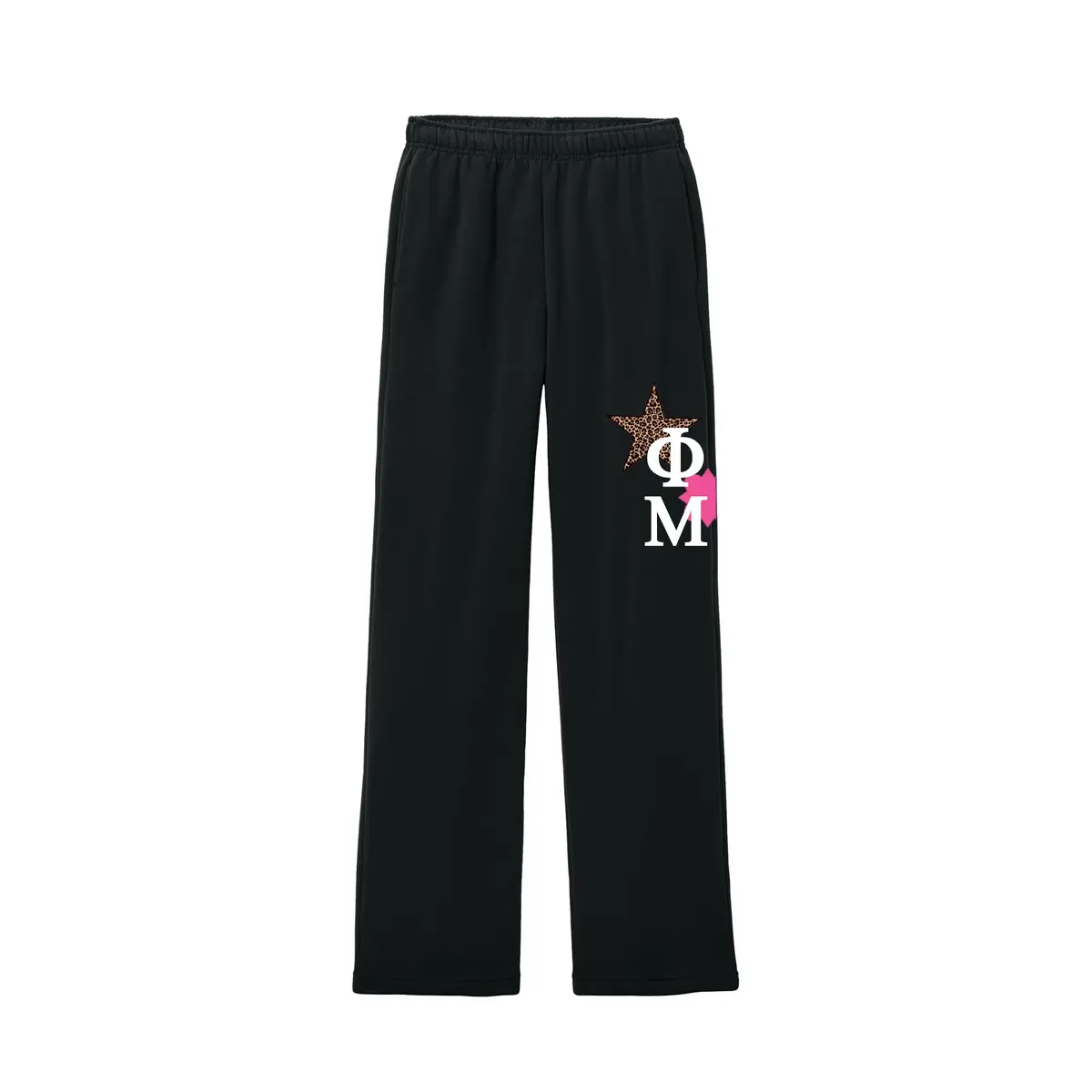Phi Mu Luxe Fleece Straight Leg Sweats 1