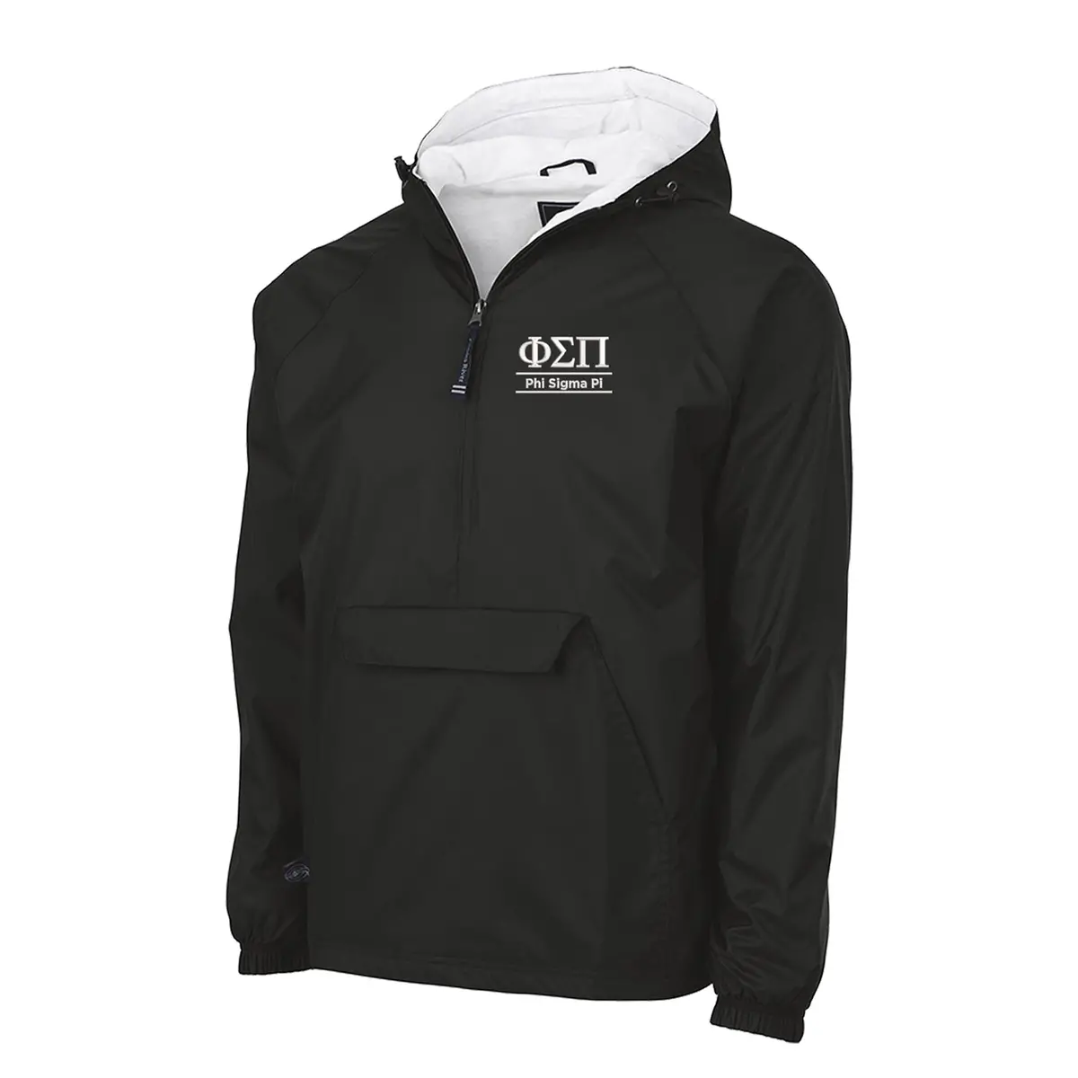 Phi Sigma Pi Flannel Lined Windbreaker 1