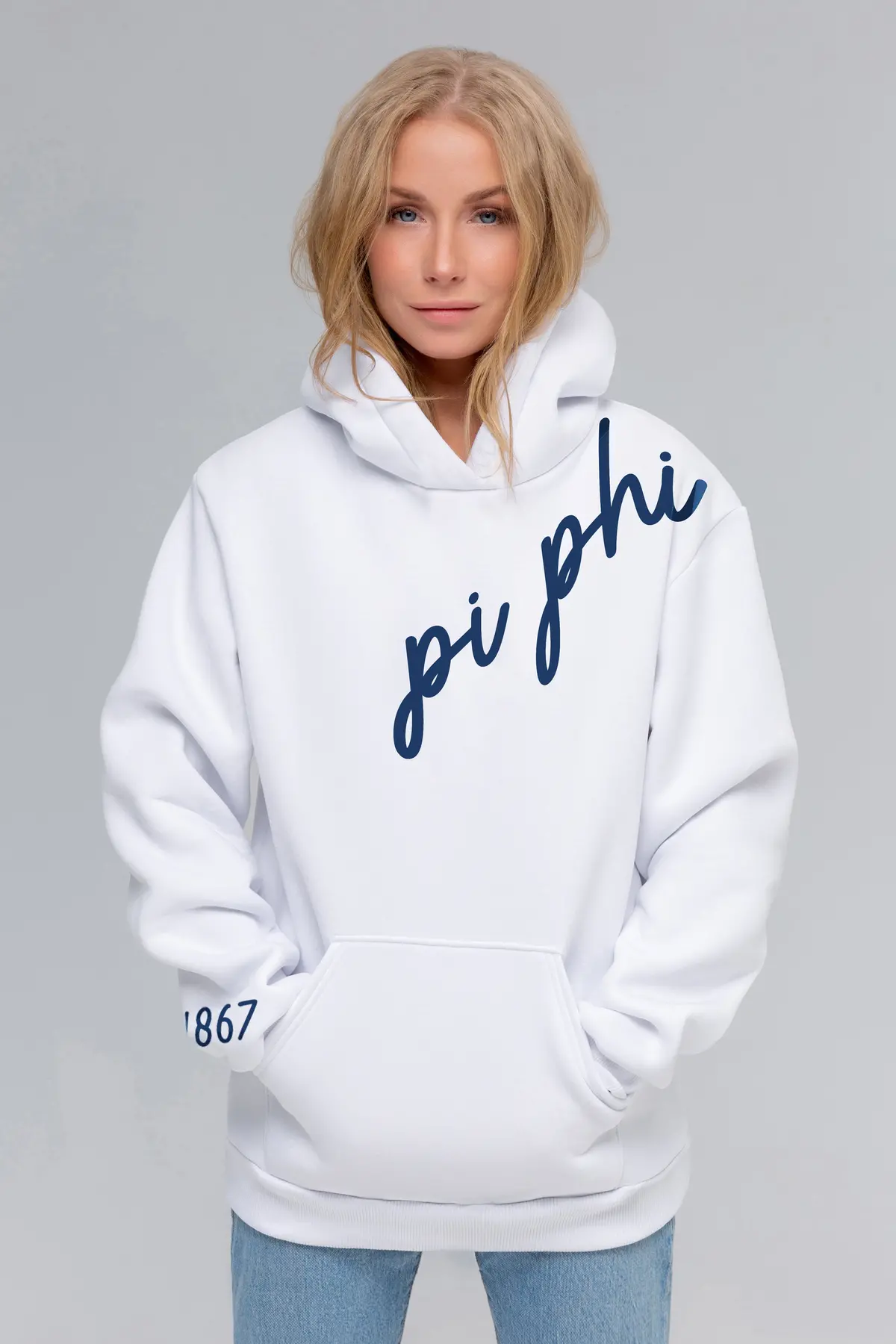 Pi Beta Phi 1867 Avenue Pullover Hoodie 1