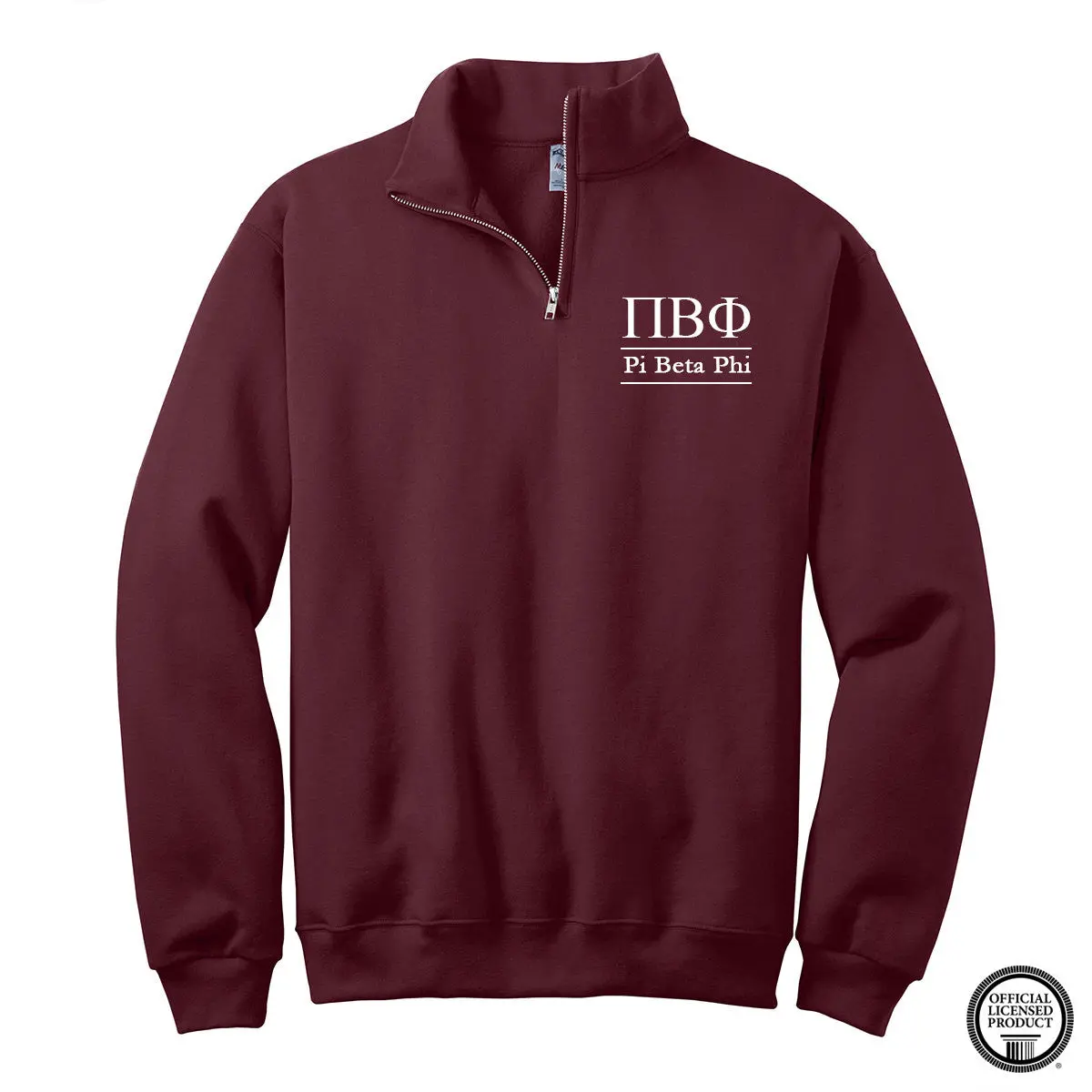 Pi Beta Phi Quarter Zip Pullover 1