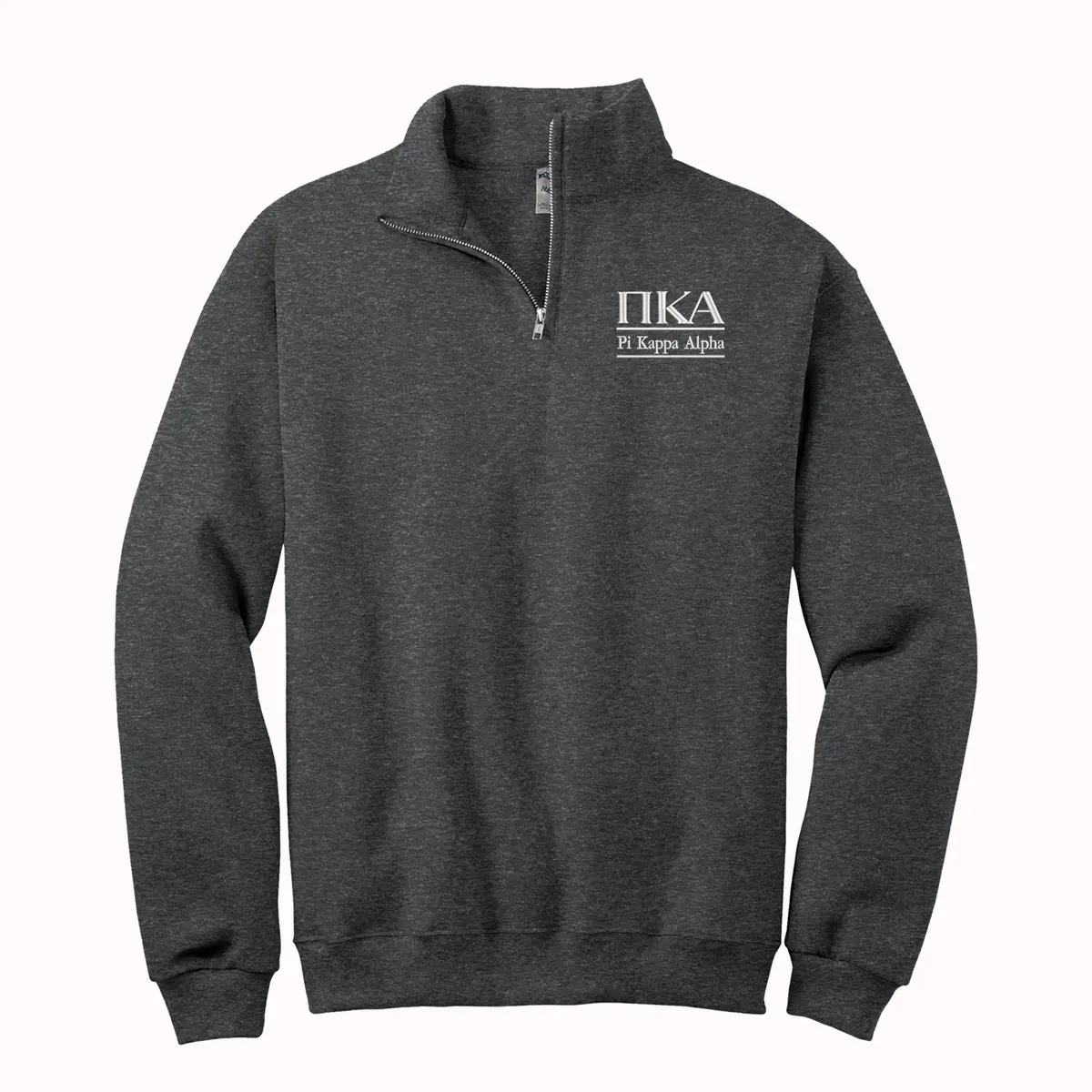 Pi Kappa Alpha Quarter Zip Pullover Sweatshirt 1