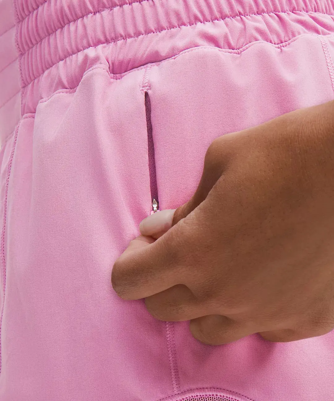 Tau Beta Sigma Lululemon Hotty Hot High-Rise Lined Short 2.5" - Pink Frosting 6