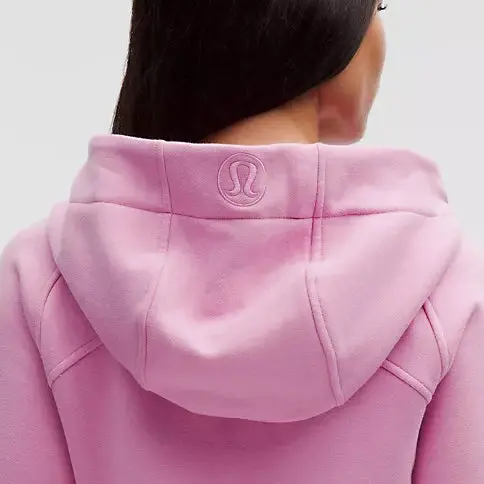 Alpha Sigma Alpha Lululemon Scuba Oversized Half-Zip Hoodie - Pink Frosting 3