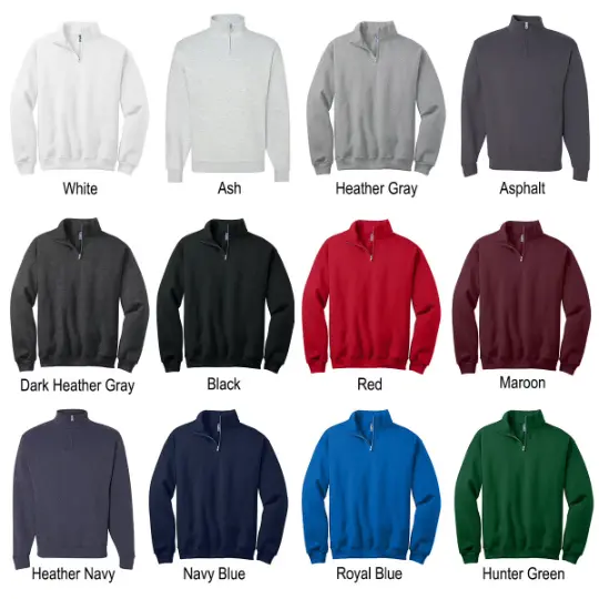 Lambda Chi Alpha Quarter Zip Pullover Sweatshirt 5