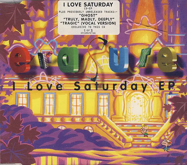 Erasure - I Love Saturday Ep (Import Cd Single) Used 1