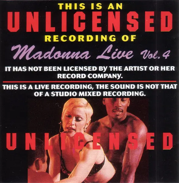 Madonna Live (Highlights From Girlie Show Paris + Bonus) Vol. 4 (Import Cd) Used 1