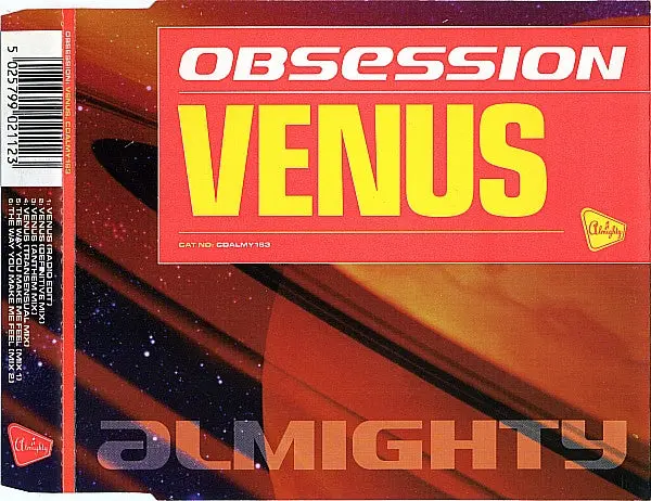 Almighty Presents: Obsession: Venus / The Way You Make Me Feel (Import Cd Single) Used 2