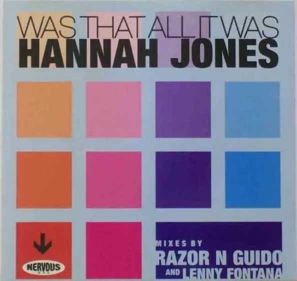 Hannah Jones - Was That All It Was (Maxi Cd Single) Used 1