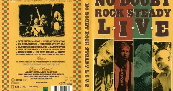 No Doubt - Rock Steady Live Dvd - Used 2
