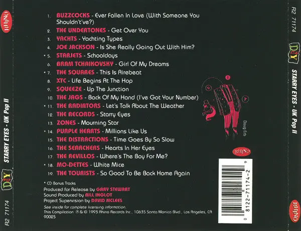Starry Eyes - Uk Pop Ii (1978-79) Various Artist Cd - Used 2