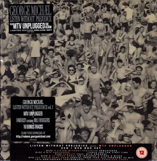 George Michael ‎– Listen Without Prejudice 3Cd+1Dvd Box Set, Deluxe Edition, Limited Edition 1