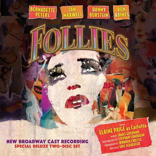 Stephen Sondheim, Bernadette Peters - New Broadway Cast– Follies (New Broadway Cast Recording) 2Cd- Like New Used 1