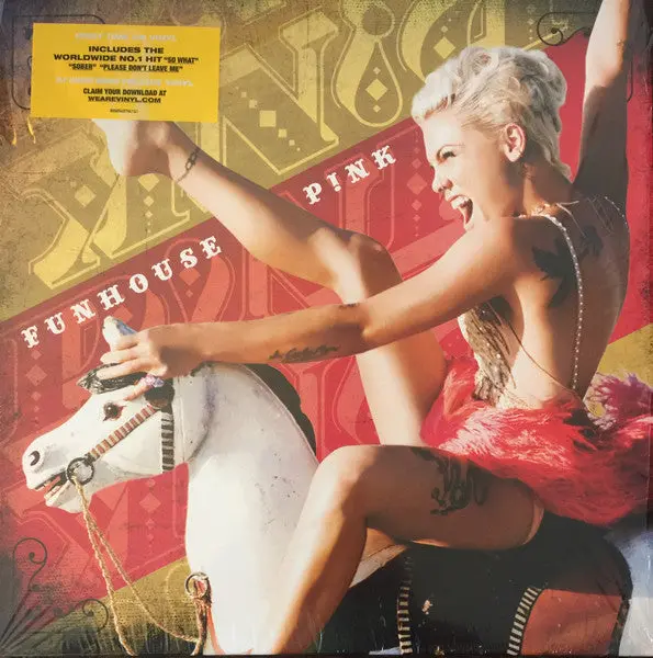 P!Nk - Funhouse Lp - Limited Edition Yellow Vinyl - New 1