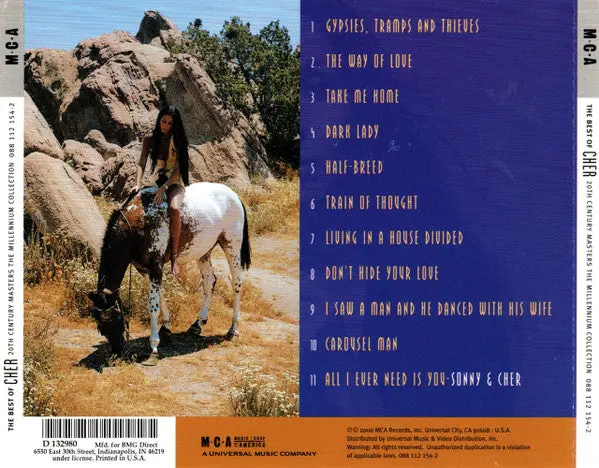 Cher - The Millennium Collection Best Of Early Years Cd - Used 2