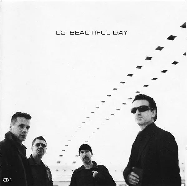 U2 - - Beautiful Day + 2 B-Sides   (Import  Cd Single) Used 1