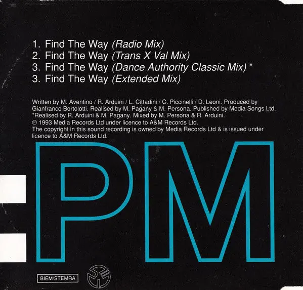 Mars Plastic - Find The Way Cd Single - Used 2