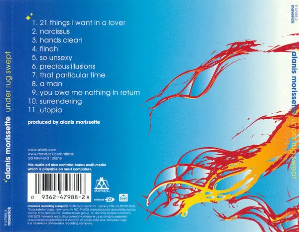 Alanis Morissette - Under Rug Swept Cd - Used 2
