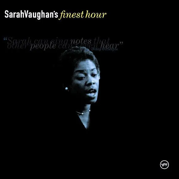 Sarah Vaughan ‎– Sarah Vaughan's Finest Hour Cd - Used 1