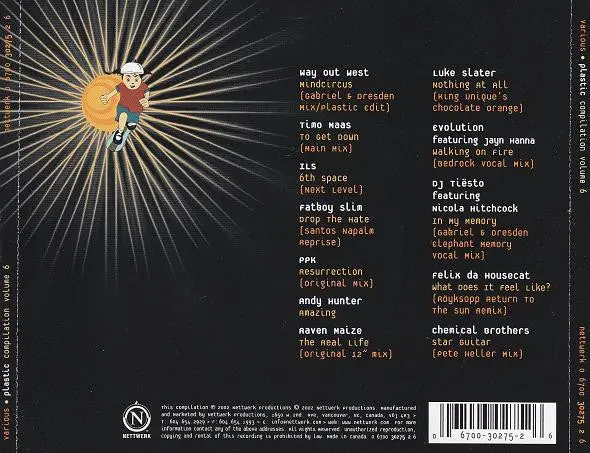 Plastic Volume 6 Electronic Compilation (Various) Cd - Used 2