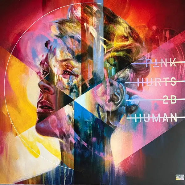P!Nk - Hurts 2B Human (Pink & Blue Marbled Colored 2Xlp) Vinyl - New  (Usa Orders Only) 1