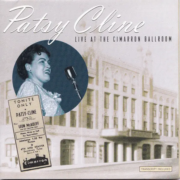 Patsy Cline -- Live A The Cimarron Ballroom Cd - Used 1