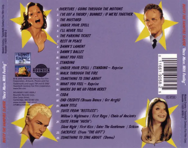 Buffy The Vampire Slayer: "Once More, With Feeling" Soundtrack Cd - Used 2