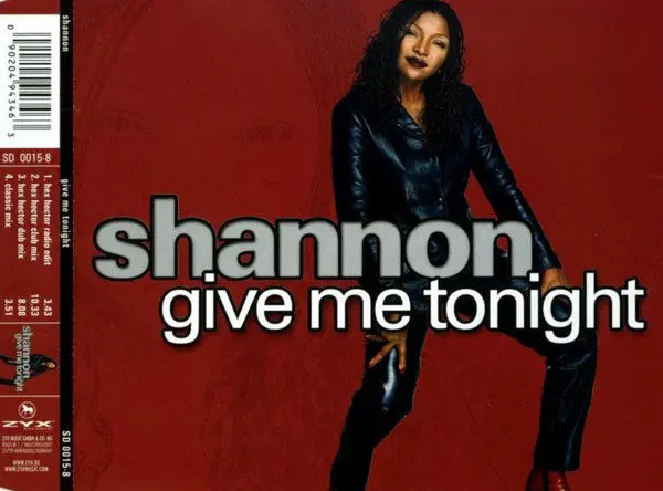 Shannon - Give Me Tonight 2002 Mixes Cd Single 1