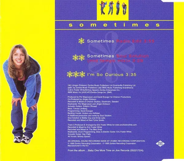 Britney Spears - Sometimes (Import Cd Single) Used 2