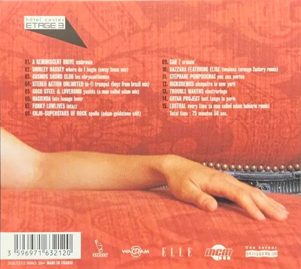 Hotel Costes Etage 3 Mixed By Stephane Pompougnac (Import Cd) Used 2