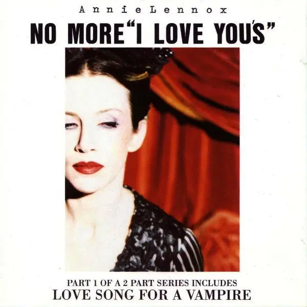 Annie Lennox - No More I Love You's (Uk Part 1 Cd Single) Used 1