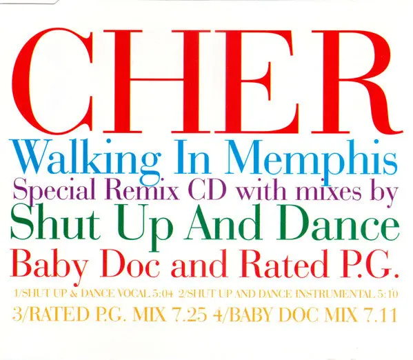 Cher - Walking In Memphis (Import Cd Single) Used 1