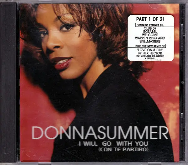 Donna Summer - I Will Go With You (Con Te Partiro) Part 1 Cd Single - Used 1