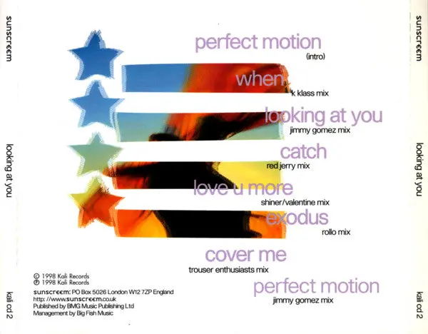 Sunscreem - Looking At You The Club Anthems - Used Cd 2