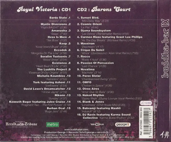 Buddha-Bar Ix (Vol.9) Import 2Cd - Used 2