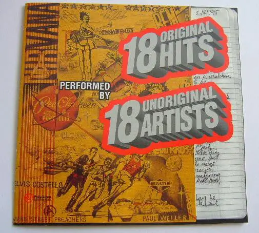 18 Original Hits Performed By 18 Unoriginal Artist (Various) Cd Promo - Used 1