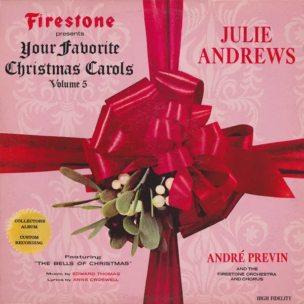 Julie Andrews - Firestone Presents Vol. 5 Original 1965 Lp Vinyl - Used 1
